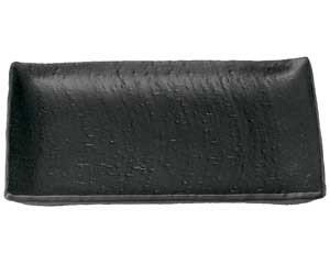 【まとめ買い10個セット品】和食器 ホ166-018 なごみ 黒長角天皿【キャンセル/返品不可】【厨房館】