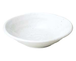 【まとめ買い10個セット品】和食器 ミ485-098 ゆらり粉引き 4.5寸深皿【キャンセル/返品不可】【厨房館】