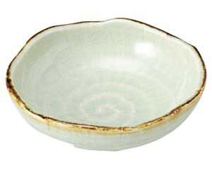 【まとめ買い10個セット品】和食器 ト463-638 翠玉(貫入) ロクベ 4.5ボール【キャンセル/返品不可】【厨房館】