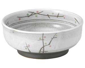 【まとめ買い10個セット品】和食器 ミ461-168 あけぼの(土物) 梅形刺身鉢【キャンセル/返品不可】【厨房館】