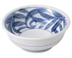 【まとめ買い10個セット品】和食器 ユ063-088 古染唐草玉割【キャンセル/返品不可】【厨房館】