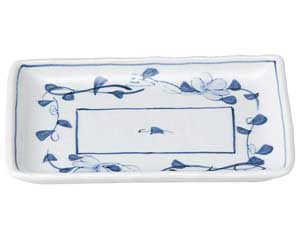 【まとめ買い10個セット品】和食器 ト481-168 手描花唐草 焼物皿【キャンセル/返品不可】【厨房館】