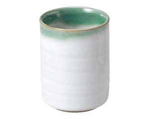 【まとめ買い10個セット品】和食器 ネ467-658 新ひわ流し 長湯呑【キャンセル/返品不可】【厨房館】