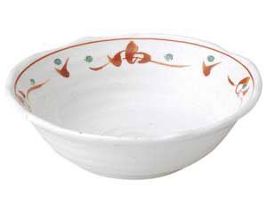 和食器 ヤ487-678 赤絵唐草紋 5.5鉢【厨房館】