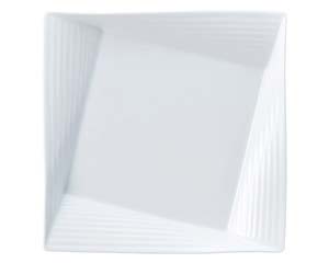 コ577-198 アルバ 25cmスクエアープレート【厨房館】