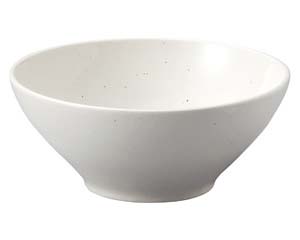 【まとめ買い10個セット品】 ホ320-218 白粉引(黒い斑点) 21cmボール【キャンセル/返品不可】【厨房館】