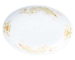 【まとめ買い10個セット品】 ツ664-088 金鳳(強化セラミック) 8インチプラター【キャンセル/返品不可】【厨房館】