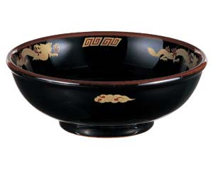 【まとめ買い10個セット品】 イ658-138 天目金彩竜 7.0玉丼【キャンセル/返品不可】【厨房館】