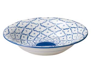 【まとめ買い10個セット品】 ハ661-298 チェンマイ 24.5cmパスタボール【キャンセル/返品不可】【厨房館】