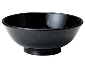 【まとめ買い10個セット品】 カ655-148 アジアン(黒・赤) 黒反高台6.8丼【キャンセル/返品不可】【厨房館】