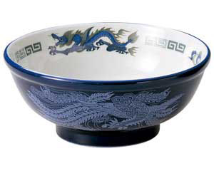 白釉赤雲竜23cm玉丼 φ23.2×7cm 675-258/業務用/新品/小物送料対象商品