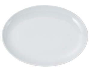 【まとめ買い10個セット品】 カ652-128 白中華 白玉14インチメタプラター【キャンセル/返品不可】【厨房館】