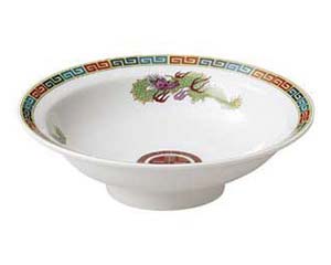 【まとめ買い10個セット品】 オ671-368 渕雷門三竜 7.0丸高台皿【キャンセル/返品不可】【厨房館】