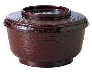 【まとめ買い10個セット品】 ヌ695-078 [A]ケヤキ割子 ウルミ塗(内黒)【キャンセル/返品不可】【厨房館】