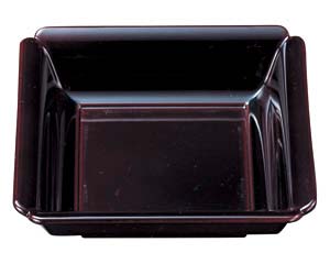 【まとめ買い10個セット品】 エ699-228 [TA]若狭角鉢 溜[洗]【キャンセル/返品不可】【厨房館】