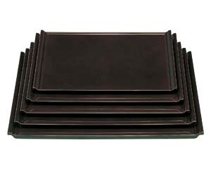 【まとめ買い10個セット品】 エ711-118 [A]宴盆 溜NS 尺6寸[ノンスリップ加工]【キャンセル/返品不可】【厨房館】