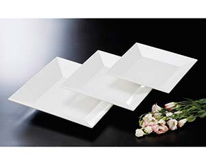 【まとめ買い10個セット品】 ヌ726-388 [M]スクエアー盛皿30cm【キャンセル/返品不可】【厨房館】
