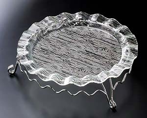 ヌ727-068 さざ波ウェーブ盛皿48cm用スタンド【厨房館】