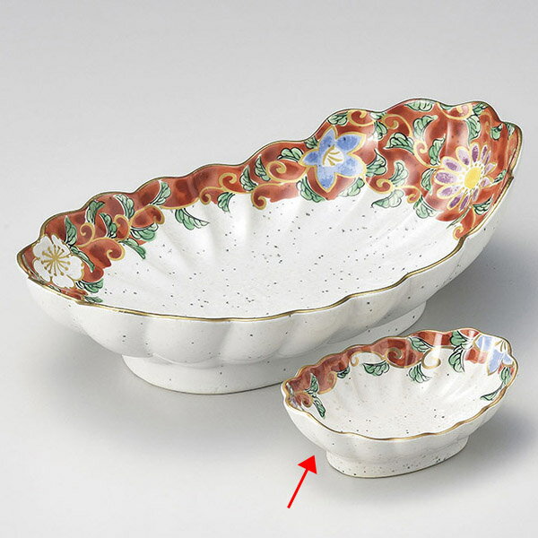 【まとめ買い10個セット品】和食器 ウ012-108 錦草花菊型千代口【厨房館】