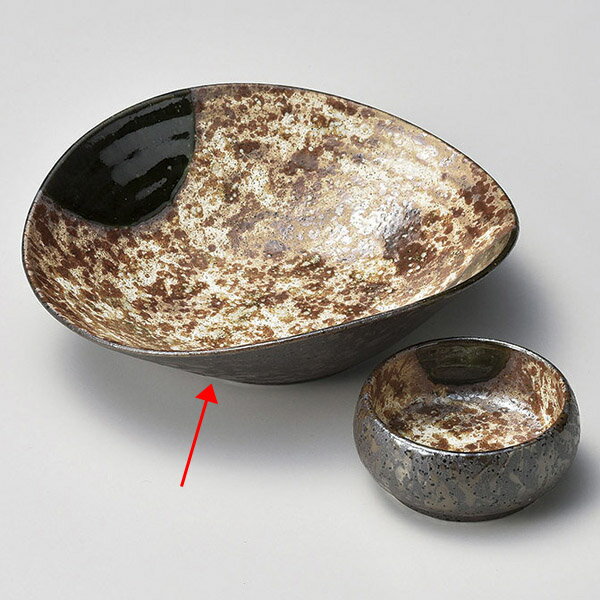 和食器 キ022-228 信楽織部 たわみ型向付【厨房館】