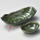 【まとめ買い10個セット品】和食器 キ022-368 織部 三ッ足楕円向付【厨房館】