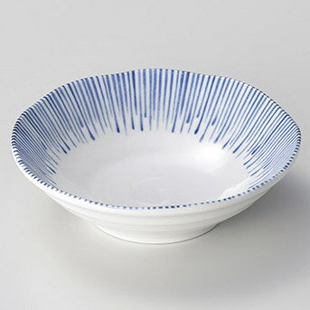 和食器 ホ267-228 しずく十草5.0浅鉢【厨房館】