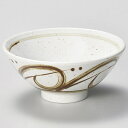 和食器 ト358-528 茶色唐草 鯛茶【厨房館】