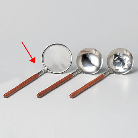 【まとめ買い10個セット品】和食器 ワ413-308 ステンレス・アク取(柄茶)【厨房館】