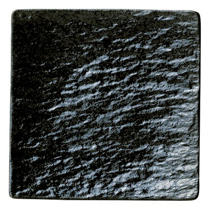 【まとめ買い10個セット品】和食器 ネ563-318 ペトラ ブラック PTスクエアープレート17 BK【厨房館】