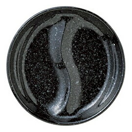 【まとめ買い10個セット品】和食器 オ541-098 ピアニシモ ブラックグラナイト10cm仕切り皿【厨房館】