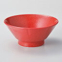 【まとめ買い10個セット品】和食器 タ675-188 柚子赤斑点6.5切立丼【厨房館】