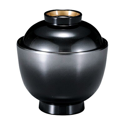 【まとめ買い10個セット品】和食器 ヌ687-098 [TA]一口小吸椀 銀ぼかし・高台内金【厨房館】