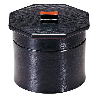 和食器 エ694-278 [A]3寸武蔵野椀 黒刷毛目内朱 1段【厨房館】