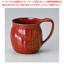 ヨ618-228 嵯峨野マグカップ 柚子赤 【厨房館】(3)