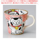 キ620-288 粉引ねこ(赤)マグカップ 【厨房館】