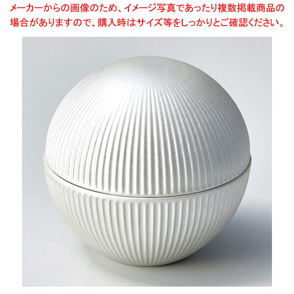 ハ105-178 シルバーしのぎ蓋物 【厨房館】