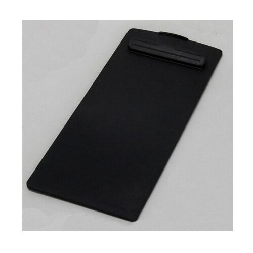 お会計 伝票クリップ 黒 中サイズ【業務用 伝票ばさみ 伝票クリップボード 飲食店伝票ホルダー 伝票ク..