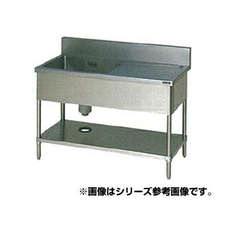 マルゼン 一槽水切シンク BG有 W1500×D750×H800〔BSM1X-157L〕 【メーカー直送/後払い決済不可】【人気 1槽 シンク 簡易 流し 一層 シンク 一槽 流し台 一槽シンク 業務用 ステンレスシンク キッチン ステンレス ステンレス製 一層式 1層】【厨房館】