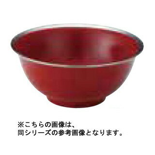 メタル丼 Jr. 18cm 渕磨きタイプJr. ステンレス　黒【厨房館】