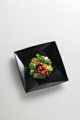 和食器 折紙(黒) 10インチ角皿 37A402-13 まごころ第37集 【キャンセル/返品不可】【厨房館】