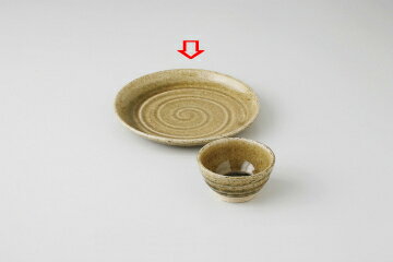 和食器 灰釉 ソバ皿 37F327-03 まごころ第37集 【キャンセル/返品不可】【厨房館】