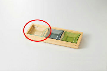 和食器 ガラス四方小皿 クリア 37S457-13 まごころ第37集 【キャンセル/返品不可】【厨房館】