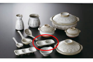 【まとめ買い10個セット品】和食器 花三島 二種ヤクミ 37V447-14 まごころ第37集 【キャンセル/返品不可】【厨房館】