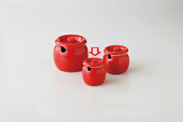 【まとめ買い10個セット品】和食器 赤釉 ミニ壷 37K452-28 まごころ第37集 【キャンセル/返品不可】【厨房館】