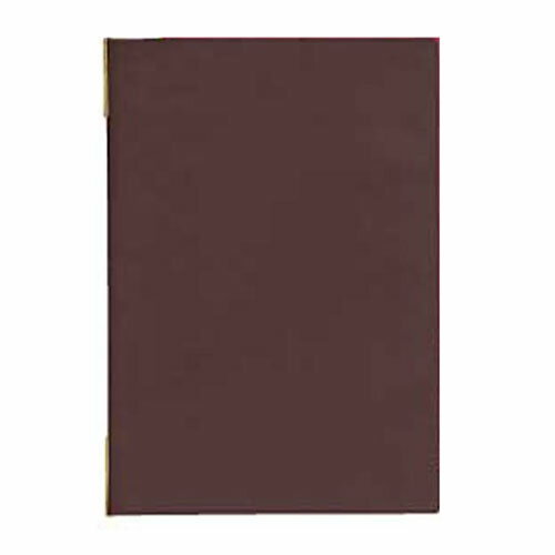 シンビ メニューブック LKM-101 茶【厨房館】