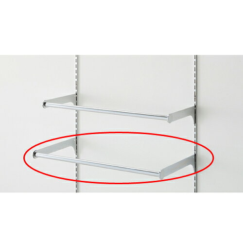 商品の仕様●サイズ：丸バー：W58.5cm φ19.1mm●素材・加工：スチール製 クロームメッキ●耐荷重：30kg●スリット芯々58.8cm専用※商品画像はイメージです。複数掲載写真も、商品は単品販売です。予めご了承下さい。※商品の外観写真は、製造時期により、実物とは細部が異なる場合がございます。予めご了承下さい。※色違い、寸法違いなども商品画像には含まれている事がございますが、全て別売です。ご購入の際は、必ず商品名及び商品の仕様内容をご確認下さい。※原則弊社では、お客様都合（※色違い、寸法違い、イメージ違い等）での返品交換はお断りしております。ご注文の際は、予めご了承下さい。【exp-35-p0102】→お買い得な「まとめ買い10個セット」はこちら
