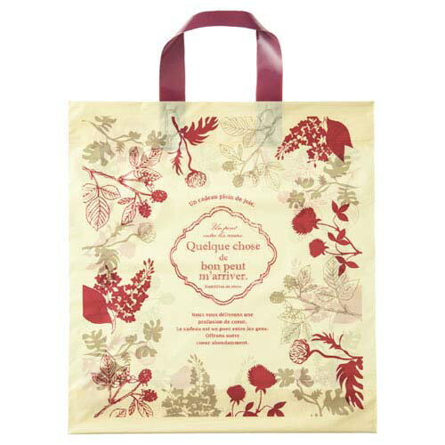 【まとめ買い10個セット品】モダンリラックス ハンドル付きバッグ 35×38×底マチ10 50枚 61-302-21-2 【店舗什器 小物 ディスプレー ギフト...