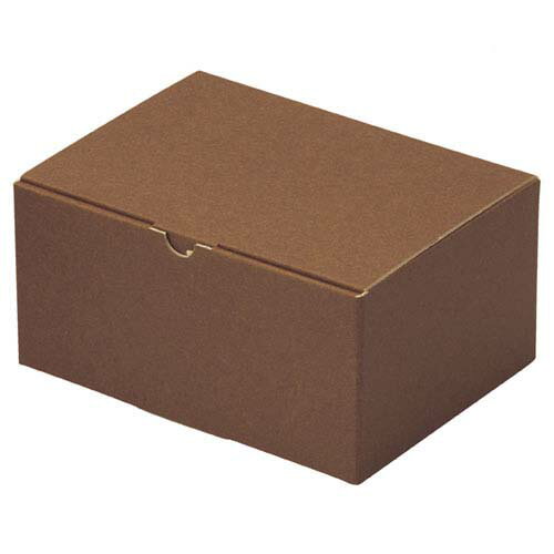 ギフトボックス ブラウン 12×10×11 10枚 61-549-88-1 【店舗什器 小物 ディスプレー ギフト ラッピング 包装紙 袋 消耗品 店舗備品】【...