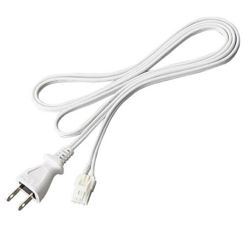 【まとめ買い10個セット品】一般プラグ付きコード 250cm 61-39-7-2 【 システム什器 システムオプション 棚下照明 一般プラグ付きコード ホワイト 】店舗什器 ディスプレー マネキン 装飾品 販促用品 ハンガー ラッピング】【厨房館】