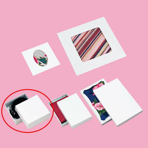 【まとめ買い10個セット品】ギフトケース白 11×11.2×4.4cm ベルト10枚 61-781-88-2 【 ラッピング用品 ギフトボックス ギフトケース・...